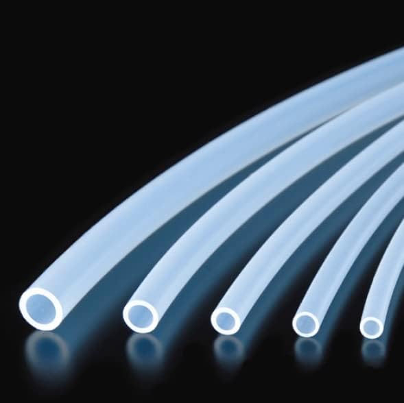 SR1554 Silicone Tube, Made in Japan, Food Sanitation Law Compliant Product, Inner Diameter 0.1 x 0.2 inches (3 x 6 mm), Sold in 3.3 ft (1 m) Units