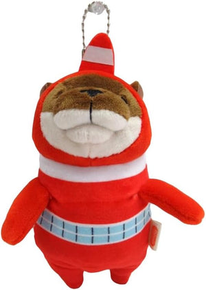 Morisaka Global Local Mochi Otter Tokyo Tower Mini Brown, Plushie, Stuffed Animal, 2.8 x 2 x 5.9 inches (7 x 5 x 15 cm), Souvenir, Asakusa, Tokyo, Japan, Tourist Attraction, Travel, Comfort, Soft