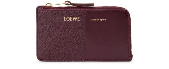 LOEWE Duet card and coin holder in mixed leather - Image 1