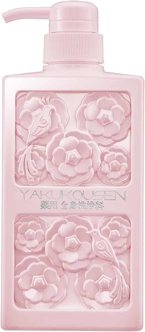 Shakizumi (Kakosen) Medicated Whole Body Wash, Formulated with Raw Royal Jelly, 16.9 fl oz (500 ml), Princess Pink