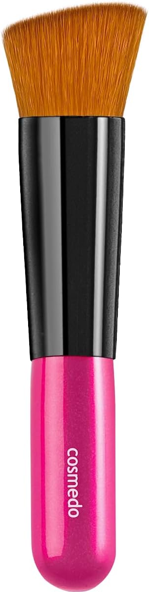 Kumano Brush, Takumi Makeup Brush, Cosmetics Hall Diagonal Flat Foundation Brush, PBT, Made in Japan (Makeup, Face Brush, Cheek Brush, Liquid Foundation Brush) PK-LQ11