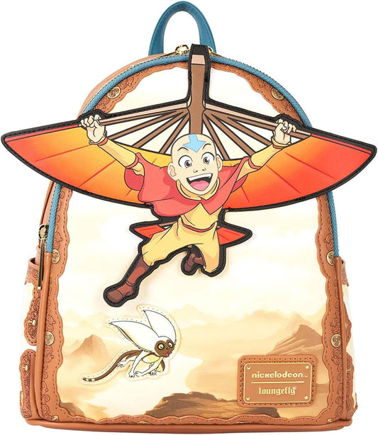 Loungefly Avatar: The Last Airbender Flying Aang Mini Backpack | Nickelodeon Backpacks