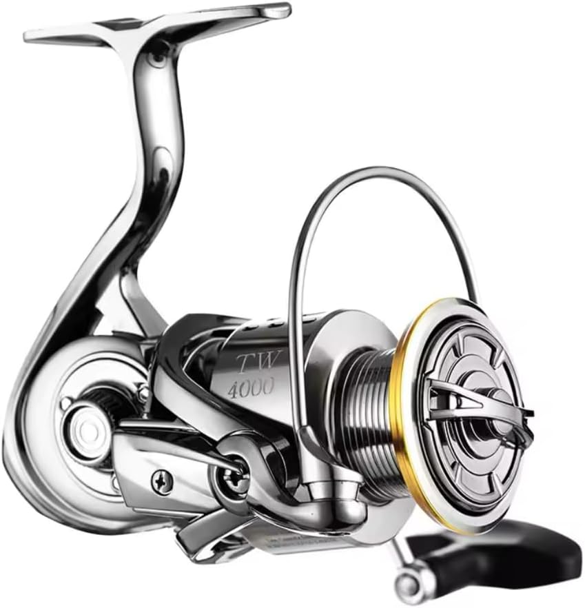 Fi's+7 Spinning Reel, Various Counts, Maximum Drag Force 17.8 - 33.3 lbs (8 - 15 kg), Gear Ratio 5.5:1, Left and Right Interchangeable Handles, 12+1BB Ball Bearings, Compatible with Many Species, 2000