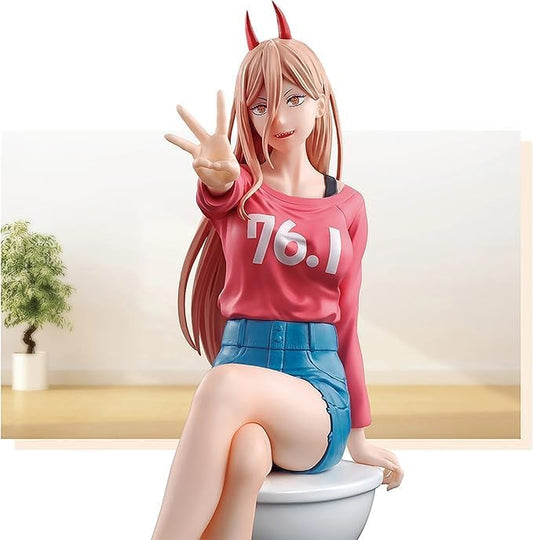 Chainsawman Power Figure, Was Promised, Approx. 7.1 inches (18 cm) (Includes Toilet Base)