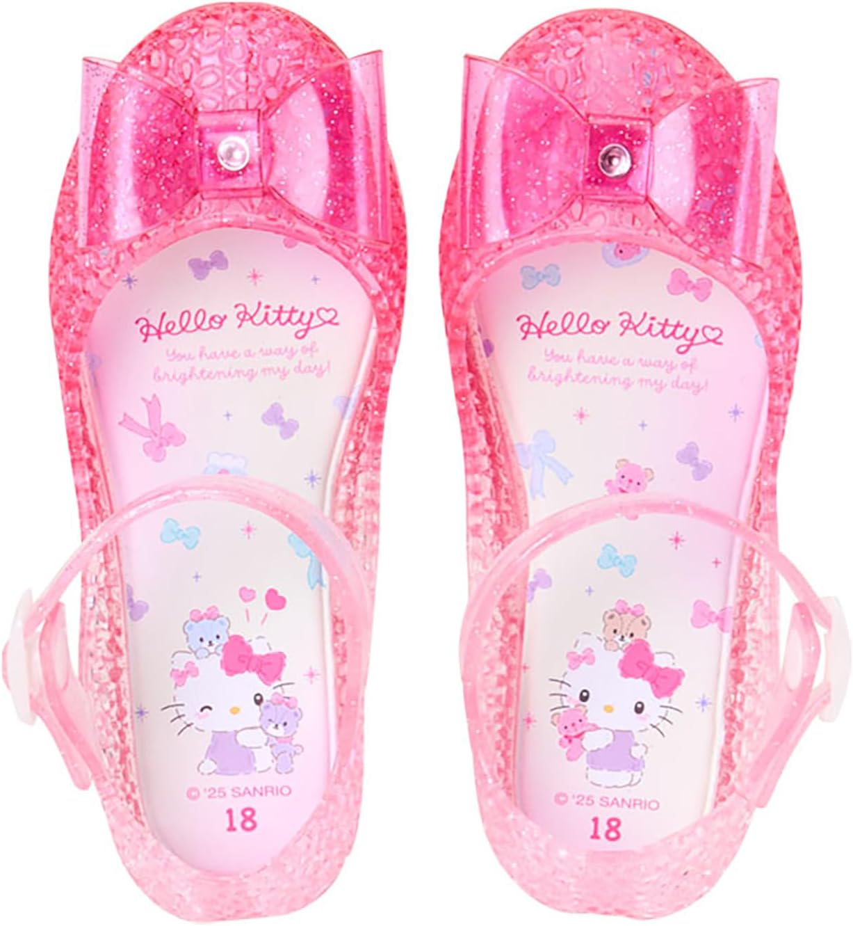 Sanrio Kids Clear Sandals Shoes for Kids, PVC, Summer, Going Out, Character