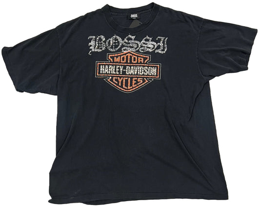 BOSSI 'ROEDER' RHINESTONE VINTAGE TEE