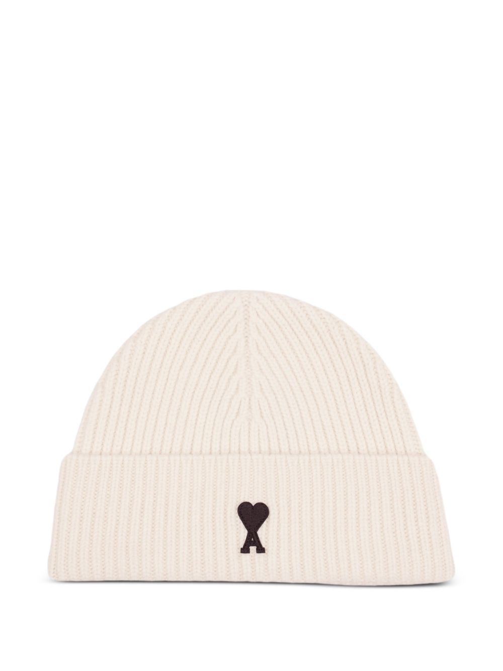 Ami Paris Ami De Coeur Wool Beanie - Image 1