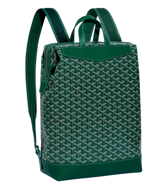 GOYARD 'CISALPIN' GREEN BACKPACK