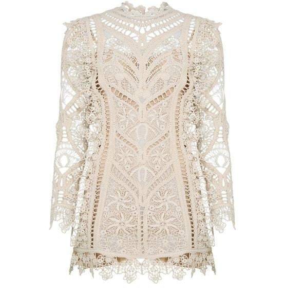 ZIMMERMANN Illuminate Cornelli mini dress - Image 1