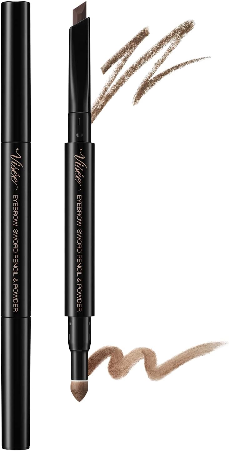 Visee Eyebrow Sword Pencil & Powder BR30 Natural Brown 0.59g