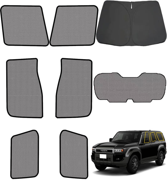 Toyota Land Cruiser 250 Sunshade Mesh Rankle 250 VX ZX Genuine Sun Shade, Insect Repellent, Light Blocking, Car Overnight Insulation, Custom Parts, Accessories (LAND CRUISER 250)