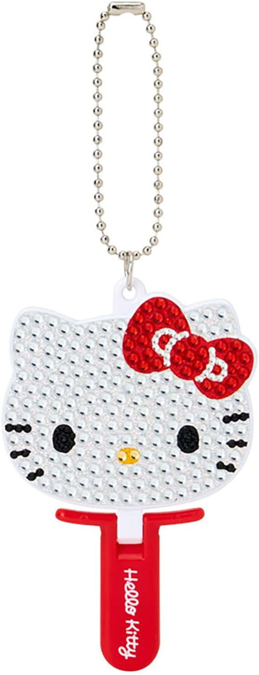 Sanrio 412996 Mini Mirror Charm (Kiradeco Miniature) Hello Kitty ABS Resin Steel Keychain Mirror