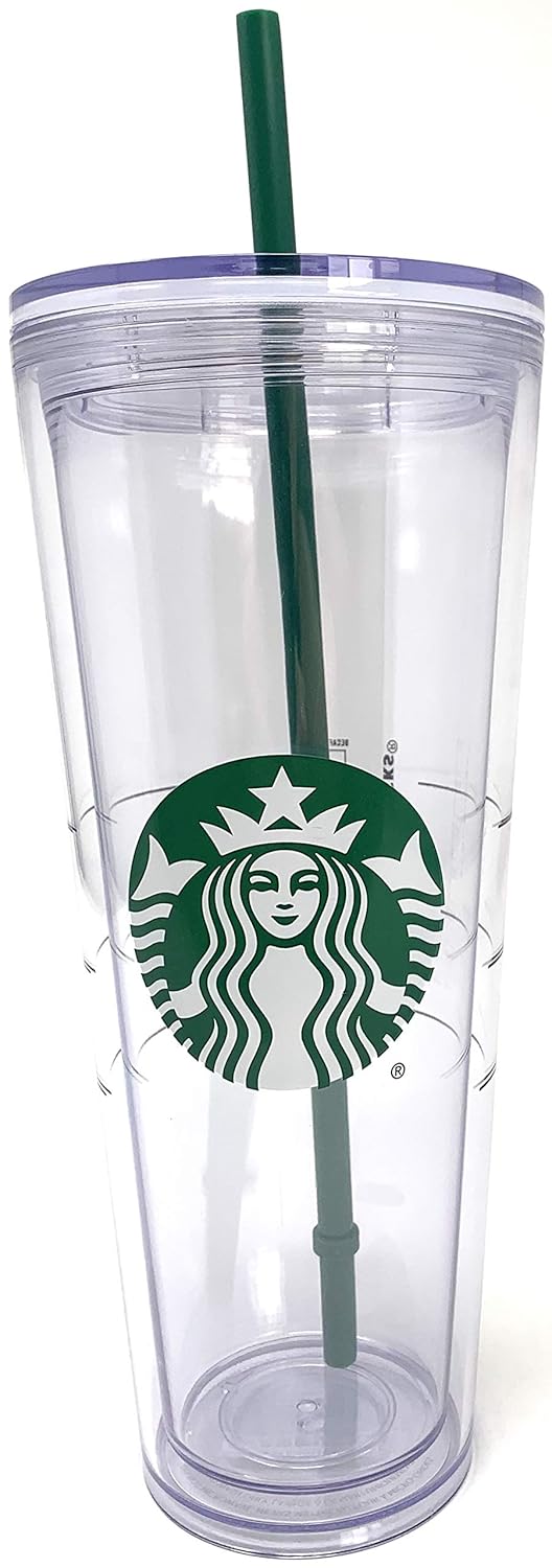 Starbucks Vaso de plástico para bebidas frías (24 onzas líquidas)