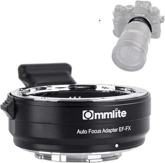 Commlite CM-EF-FX Lens Mount Adapter (Canon EF Mount Lens to Fujifilm X Mount Converter) with Electronic Contacts