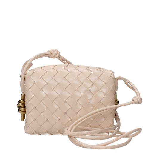 Bottega Venetaショルダーバッグループ女性ピンクの革/マカロン - Image 1