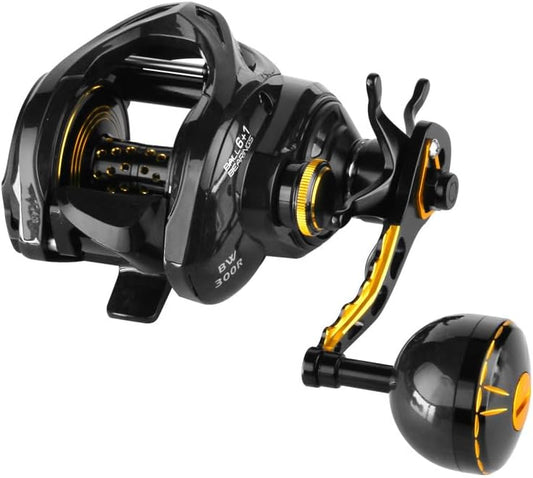 Carbon Fiber Reel, Bait Reel, Ultra Lightweight, Deep Groove Spool, Aluminum Alloy Spool, For Sea, Stream, Fishing, Super Strong Magnetic Brake, Strong Magnet, Far Toss, Carbon Body, Gear