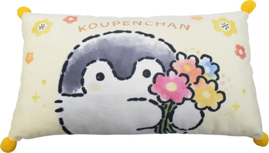 MORIPiLO 432040 Kopen-chan Mini Cushion (Toss Pillow), 9.8 x 15.7 inches (25 x 40 cm), Cute, Character Goods, Toss Cushion, Nap Pillow, Present, Yellow