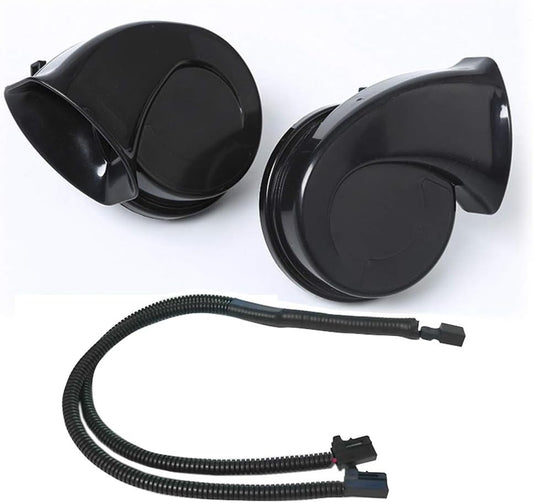 Car Horn, Toyota Universal Fit, 12 V, Lexus Genuine Sound, Treble/Bass, Set of 2, Diverter Harness