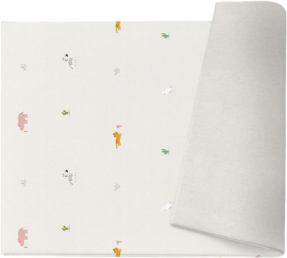 PARKLON Soft Cushion Mat, Antibacterial, Waterproof, Soundproof, Flameproof, Memory Foam, Reversible, Play Mat