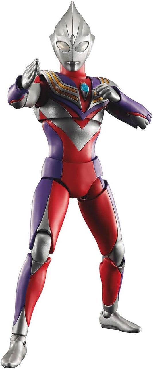 Bandai Spirits Figure-Rise Standard, Ultraman Tiga, Multi-Type, Color-Coded Plastic Model