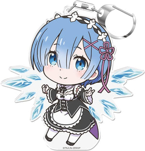 azumaker Re:Zero - Starting Life in Another World Puniko! Key Holder (with stand) Rem Version 2
