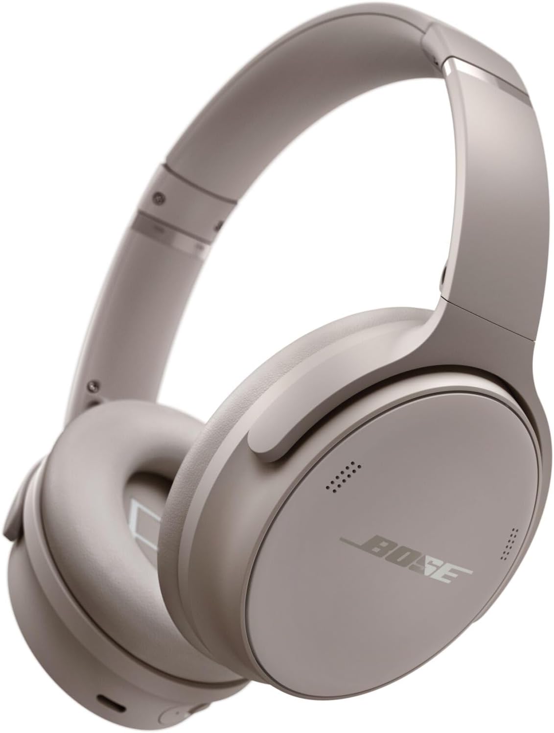 Bose QuietComfort Headphones LE Fully Wireless Headphones, Noise Cancelling, Bluetooth Connectivity with Microphone, Up to 24 Hours Playtime, Fast Charging, Sandstone