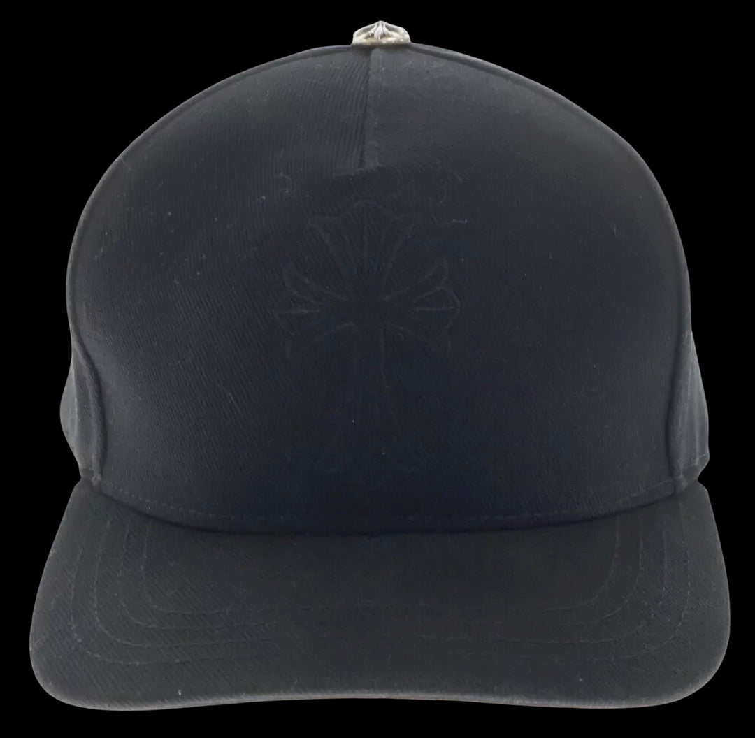 CHROME HEARTS 'BLACK CROSS' BASEBALL HAT