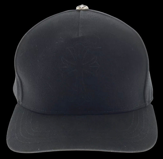 CHROME HEARTS 'BLACK CROSS' BASEBALL HAT