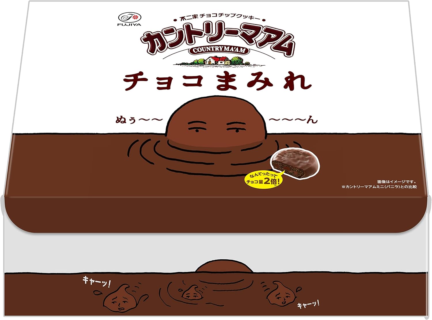 Fujiya Country Maam Chocolate Covered Large Capacity Box (17.6 oz (500 g)