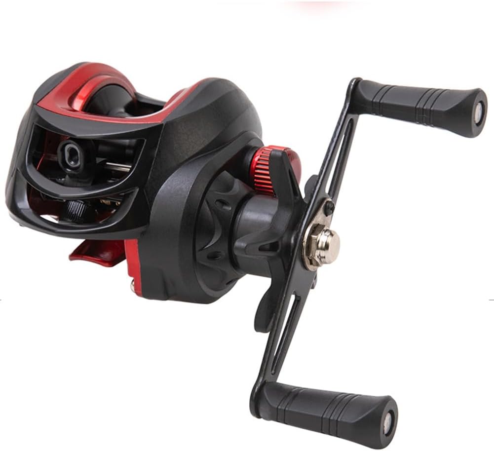 Bait Reel, Left/Right Handle, Maximum Drag Force, 17.7 lbs (8 kg), Gear Ratio, 7.2:1, Lightweight, For Saltwater Fishing, Freshwater Fishing, For Beginners