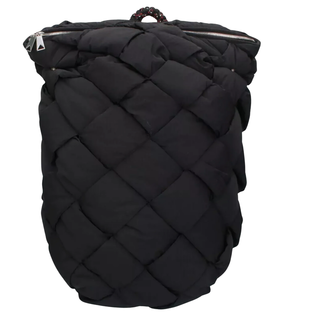 BOTTEGA VENETA 'BLACK' PADDED NYLON CASSETTE BACKPACK