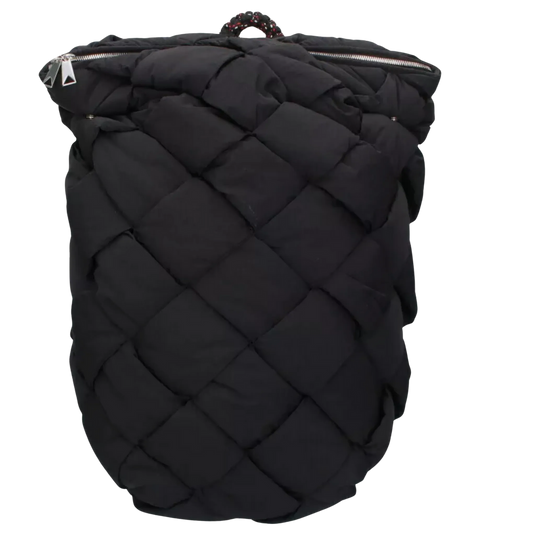BOTTEGA VENETA 'BLACK' PADDED NYLON CASSETTE BACKPACK