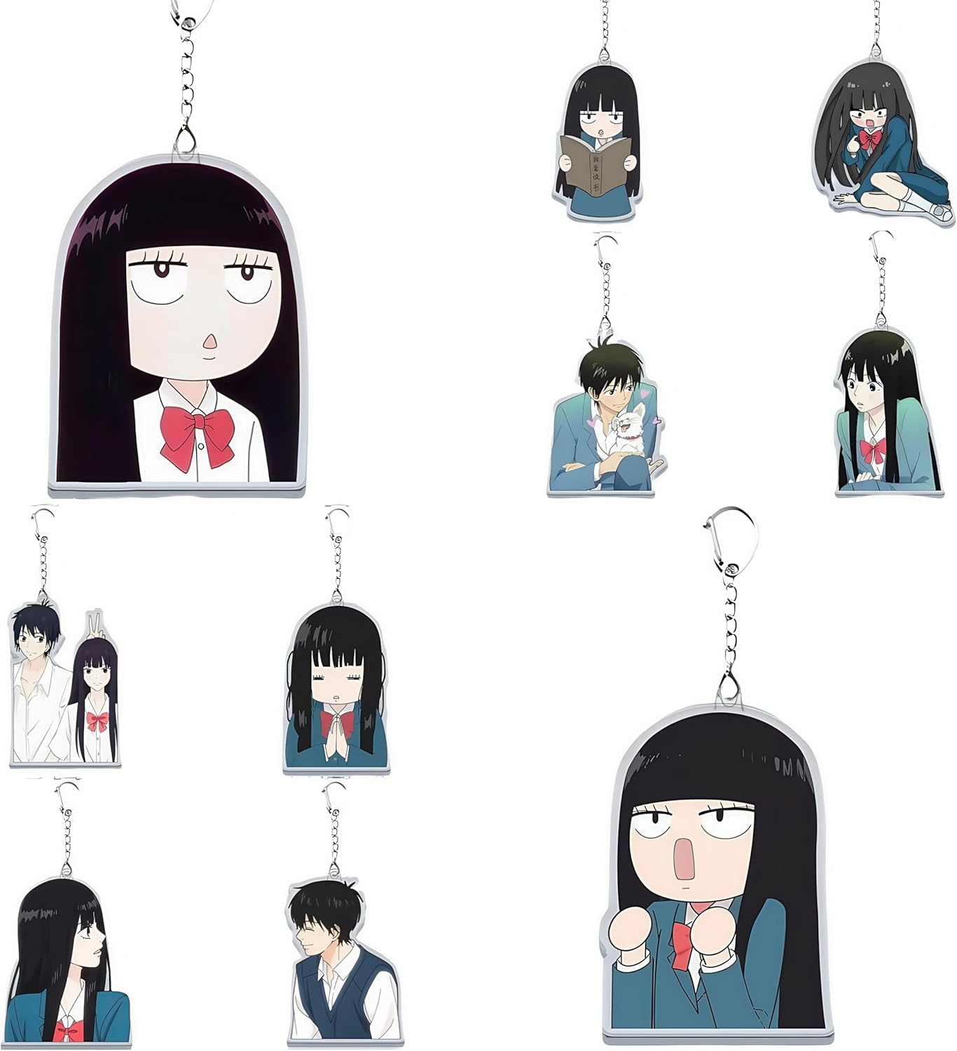 [zaroelly] Merchandise Delivered to You, Acrylic Keychain, Cute, Cosplay Accessory, Mobile Phone, Keys, Car, Bag, Pendant, Anime, Unofficial