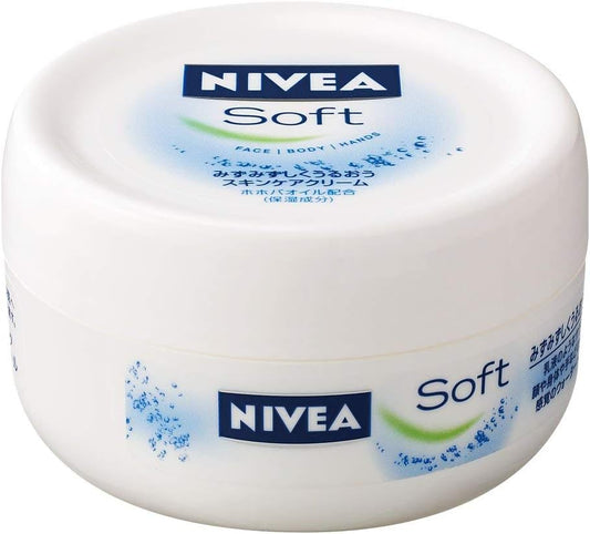 Nivea Soft Skin Care Cream Jars, 3.6 oz (98 g) x 2 Sets