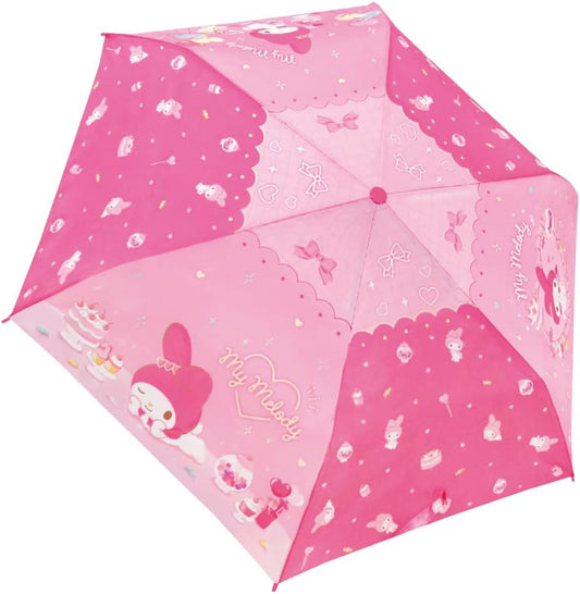Jays Planning My Melody Pink World 90472 Folding Umbrella, 20.9 inches (53 cm)