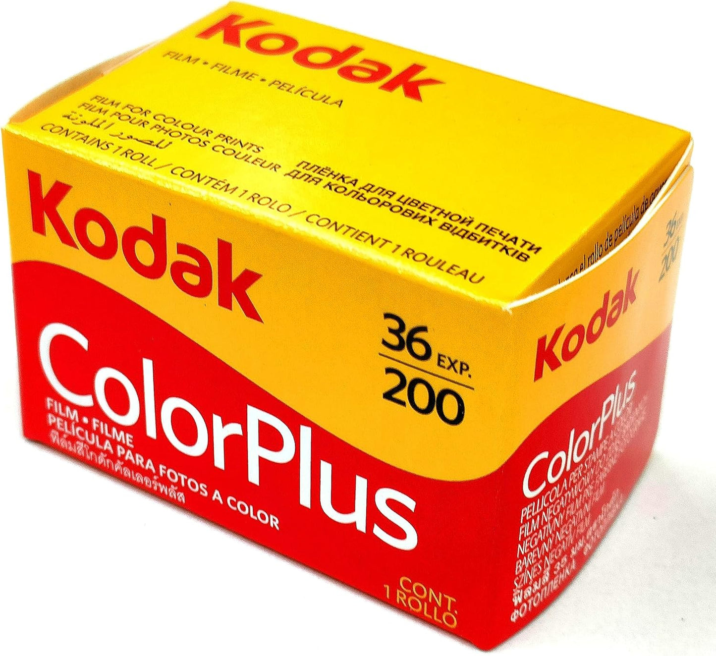 Kodak Color Plus Color Negative Film, 200-135-36 Sheets