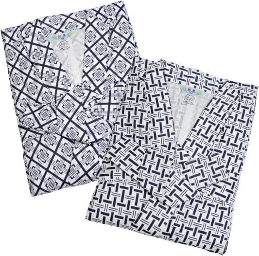 Gauze Sleepwear, Men's, Made in Japan, Sleepwear, Pajamas, Hospitalization, Nursing Care, Yukata, Sleepwear 3780