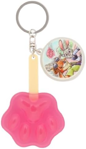 Zootopia Keychain Paw Popsicle Shape Tokyo Disney Resort Exclusive Nick & Judy Keychain