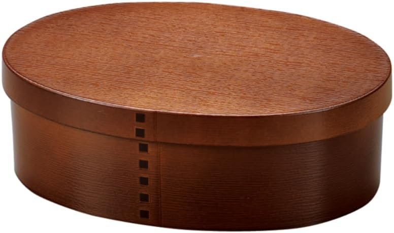 Tatsumiya Bento Box, Lunch Box, Antibacterial Coating, Magewappa, Single Tier, Made in Japan, Large, Light Brown