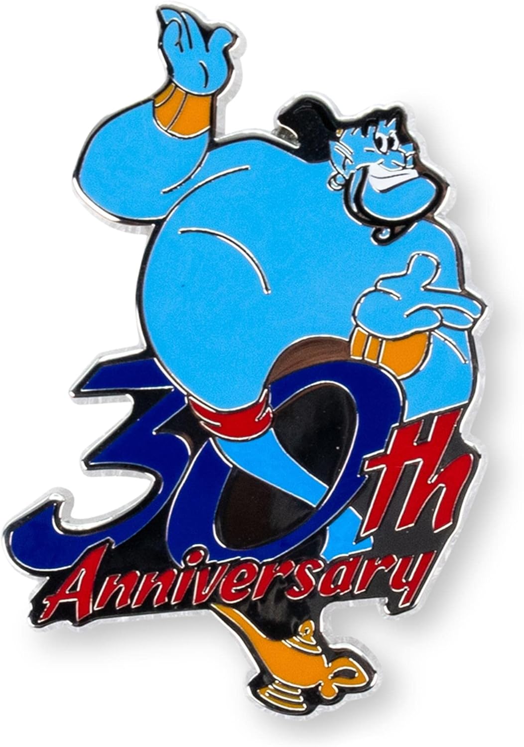 Disney Aladdin 30Th Anniversary Genie - Pin esmaltado de edición limitada | Exclusivo | Broche de metal accesorios para llevar en mochilas, ropa, sombreros