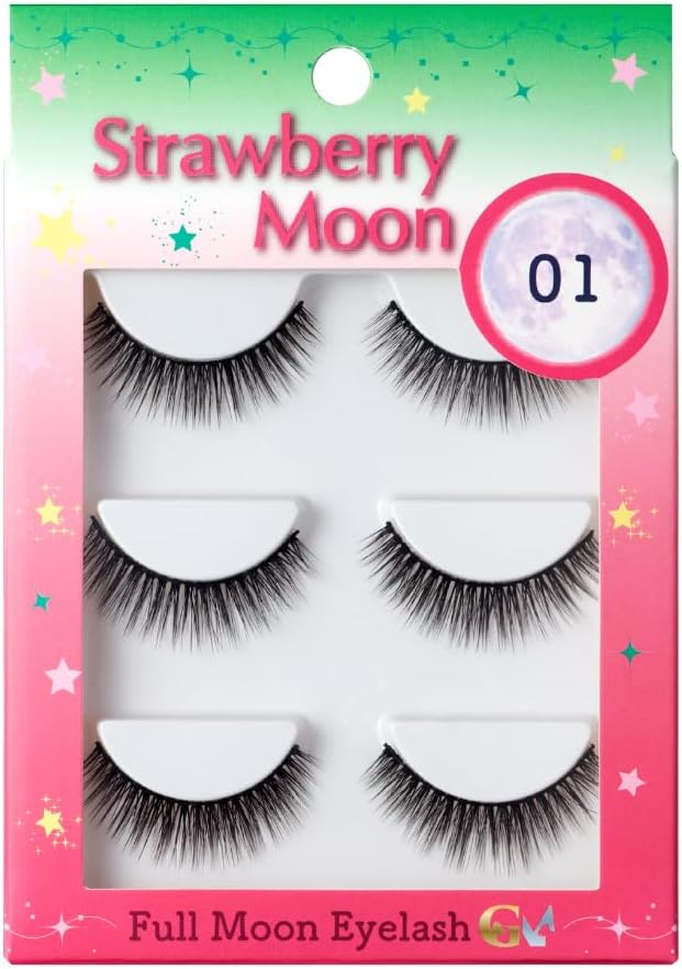 ~Natural Series ~ Natural Beautiful Natural False Eyelashes ~ Strawberry Moon 01 Strawberry Moon 01