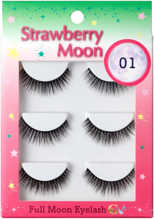 ~Natural Series ~ Natural Beautiful Natural False Eyelashes ~ Strawberry Moon 01 Strawberry Moon 01