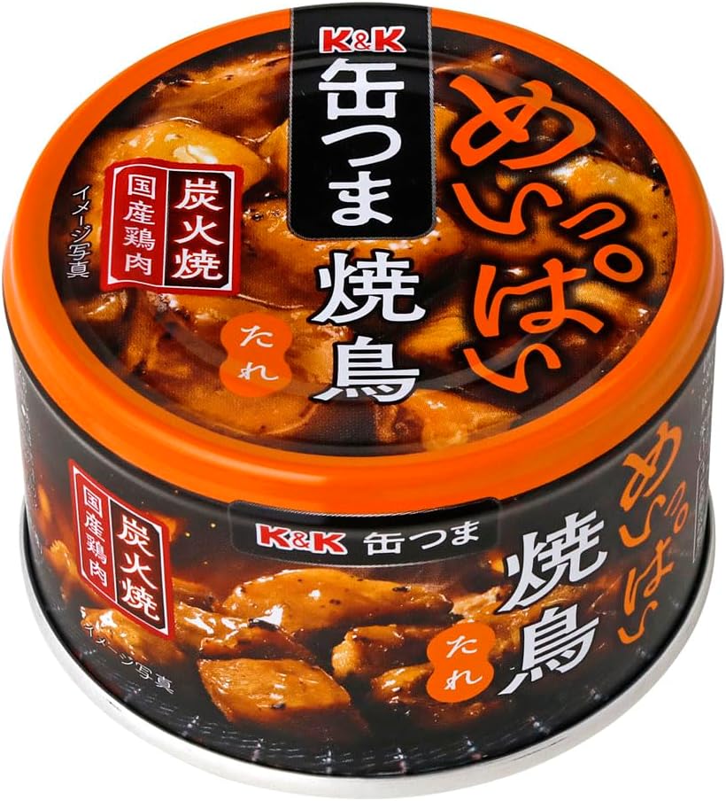 Kokubu K&K Kan-tsuma Full Yakitori Charcoal-Grilled with Sauce, 4.8 oz (135 g)