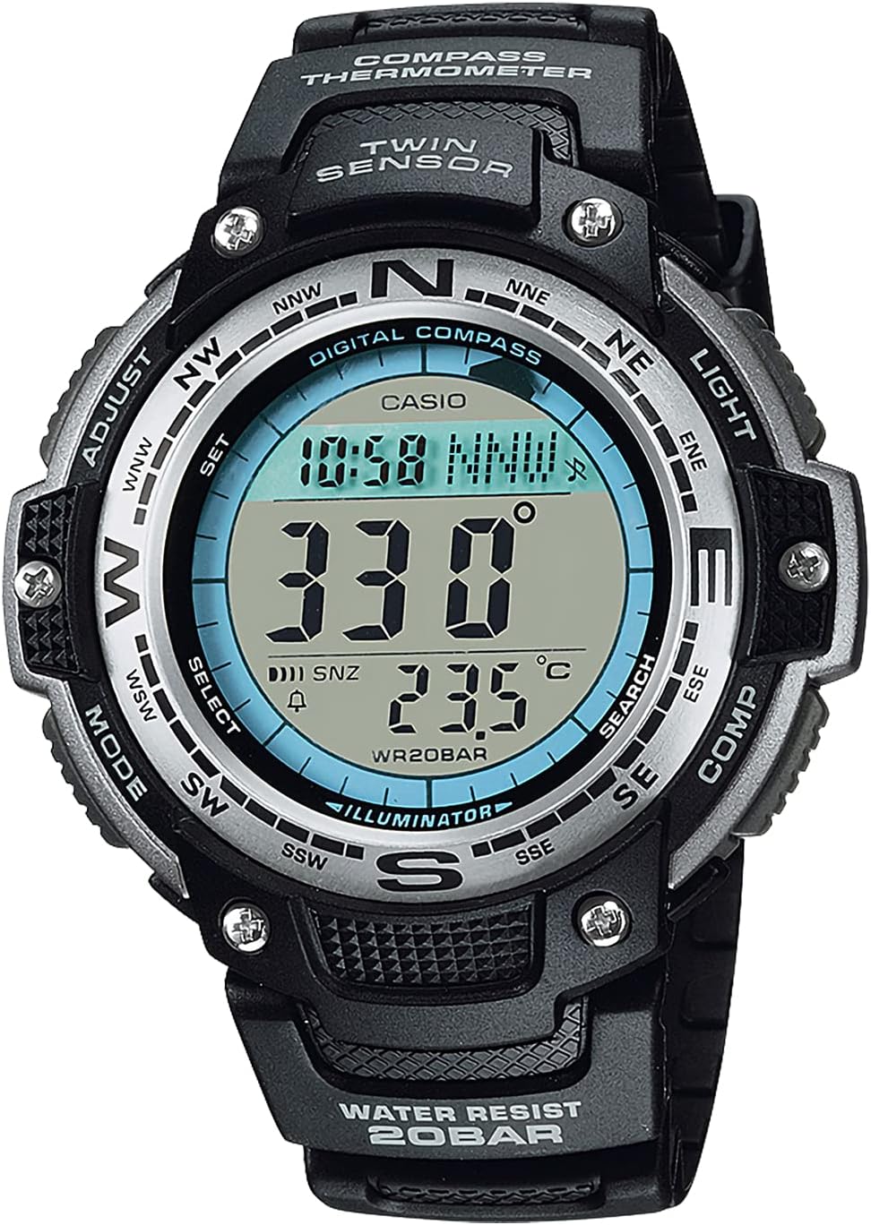 Casio Watch, Collection, Outdoor, SGW-100, Newest model