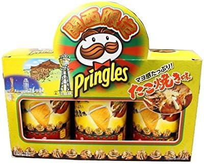 Pringles Takoyaki Flavor Kansai Limited (3 Cans)