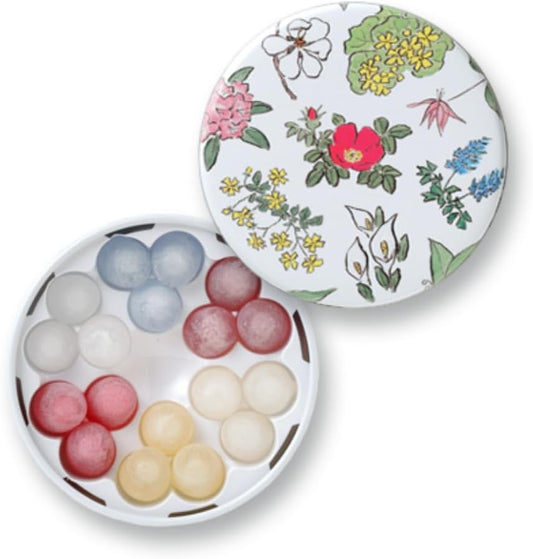Rokkatei 6 Hana Tsuyu Mini Tin [Hokkaido Limited] 18 Pieces (x 1)