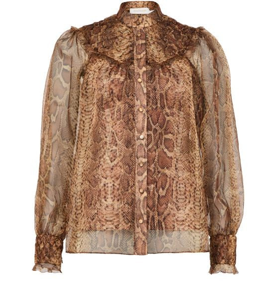 ZIMMERMANN Hypnotic smocked blouse - Image 1