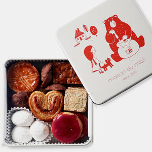 Maison Du Miel Sweets Confectionery Gift High-Quality Cookie Assortment Stylish Cookie Can
