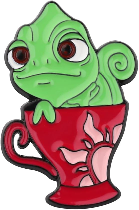 PLITI Pascal Green Chameleon Lover Regalo Princesa Fans Regalo Salamandra Fans Mercancía Magic Kingdom Regalos