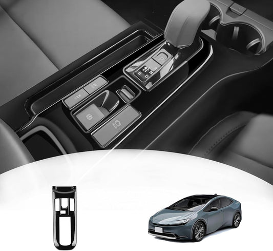 [GIKAKU] Toyota Prius 60 Series Exclusive Accessory Parts Shift Lever Panel PRIUS 60 Series Interior Panel Dress Up Interior Parts Garnish (Piano Black)